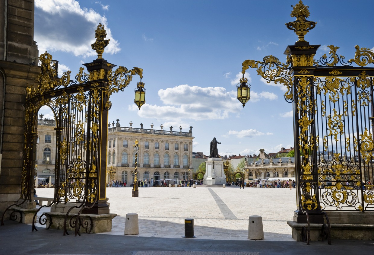 Vue sur la place Stanislas à Nancy