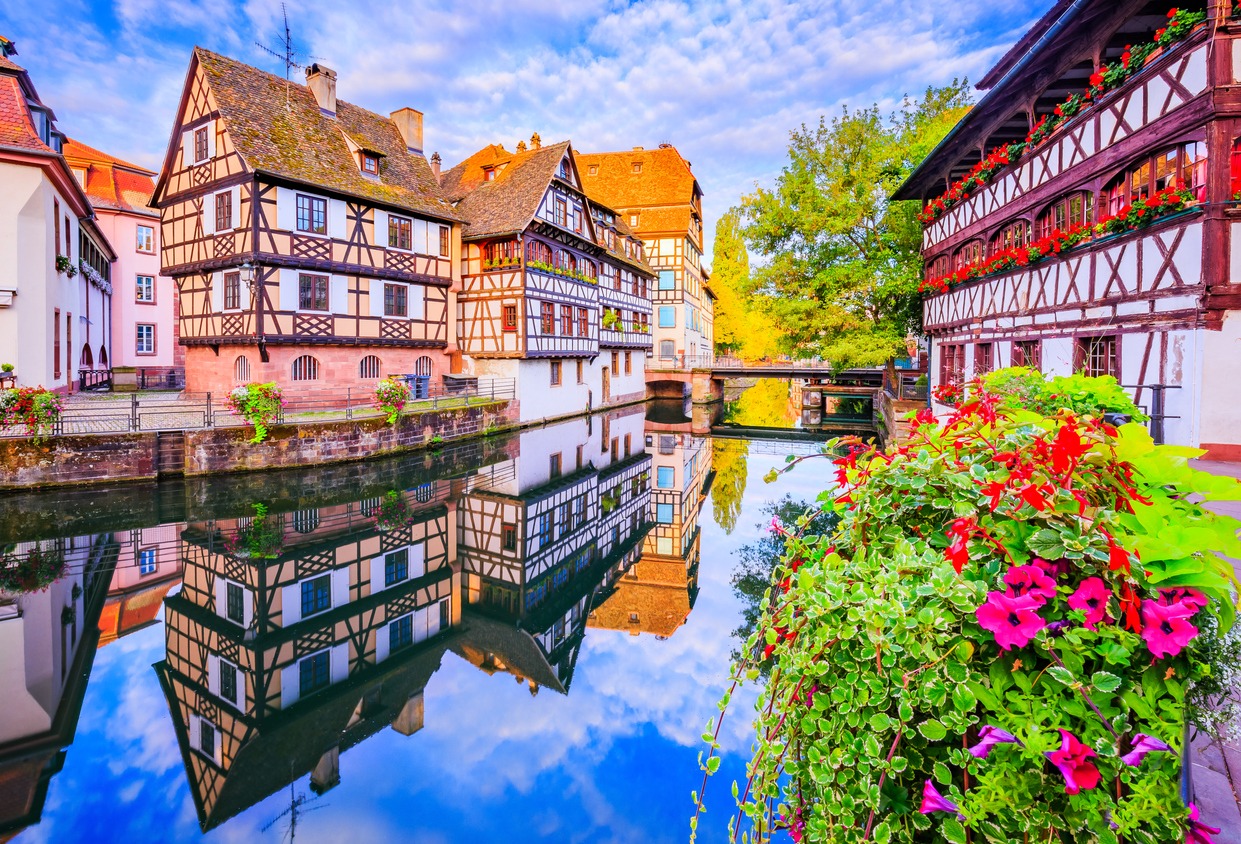 Maisons traditionnelles à colombages de la Petite France.